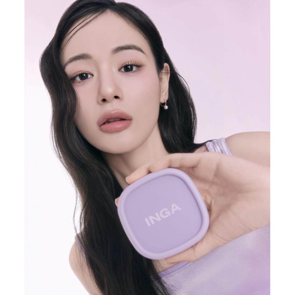 Inga Natural Velvet Cover Cushion 5color 23 sand beige