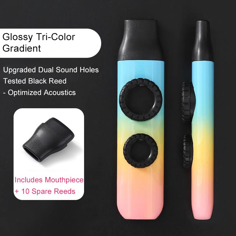 Kazoo Musical Instrument Beginner-Friendly Toot Whistle With Reeds Zuka Wind Instrument For Guitar And Ukulele Accompaniment