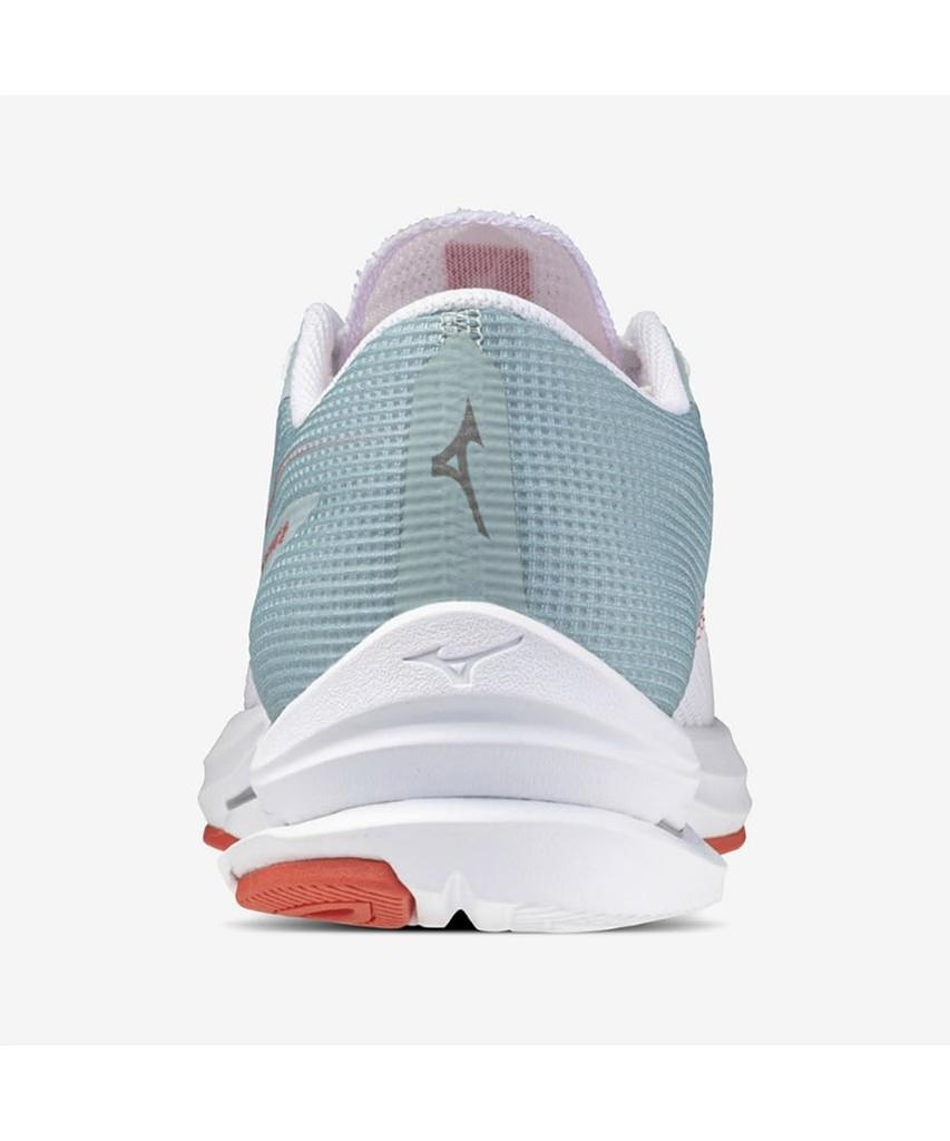 Mizuno Wave Rebellion Sonic 2 Running Size for and Thick Sole Shoes, Women's, White/Red/Gray, 24.5 cm, 2E, Jogging, Marathons, Training, Sports,