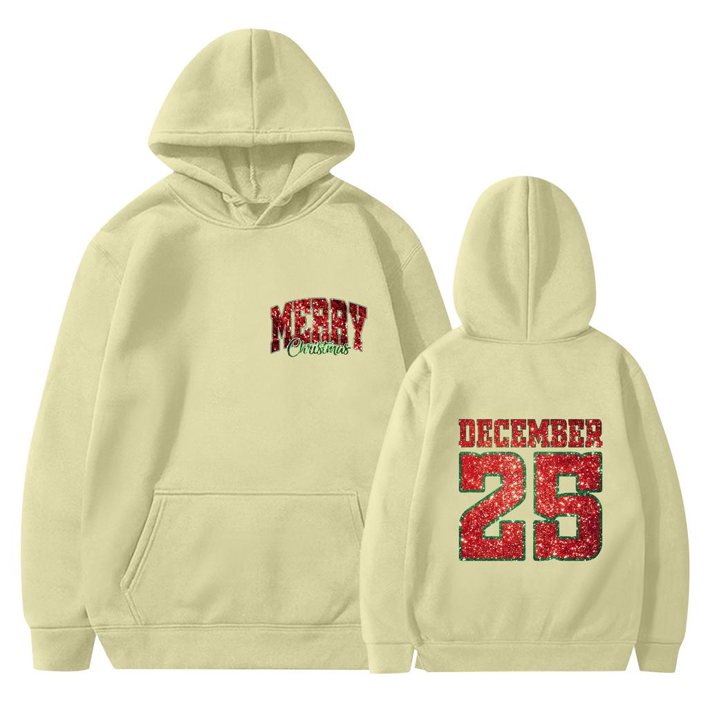 Women's Christmas Hoodie, Fun and Cute, Christmas Holiday Sweatshirt Pullover