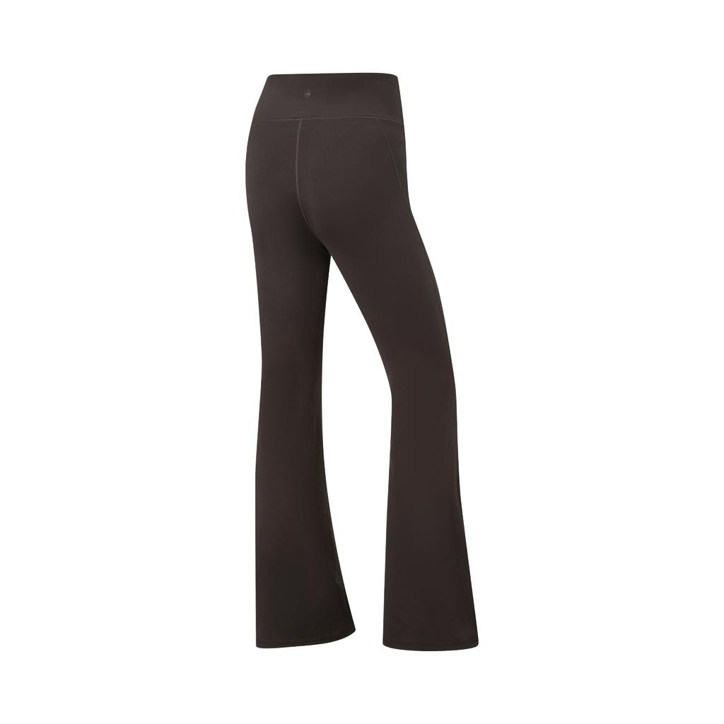 Li Ning Fitness Series Brand Logo Knitted Sports Long Pants Women bottoms AKYW186-5