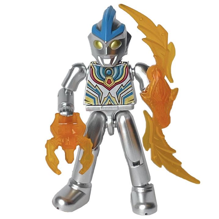 Multi-Joint beweglichen Krieger Hero Baustein Puppe Modell Puzzle Baustein Spielzeug