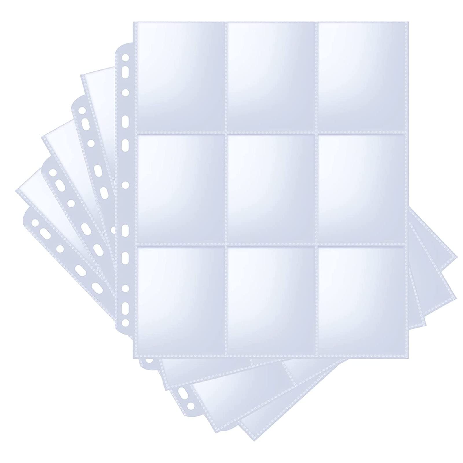 

Папка-регистратор Cosrogo Binder 100 на 9 карточек, емкость примерно 1800, совместима с 2, 3, 4, 7 x 9 листами для сбора карточек, карманами, листами,