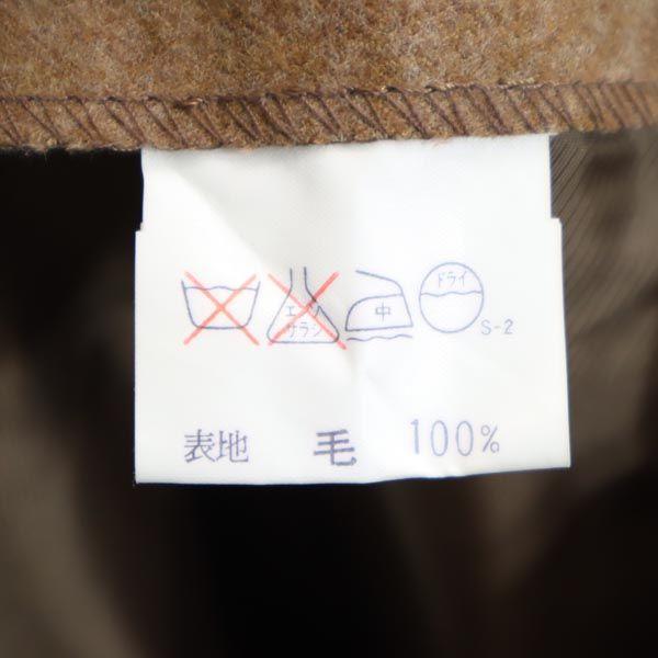unused YVES SAINT LAURENT Sanyo Shokai Wool Long pants T7 Brown Women Used