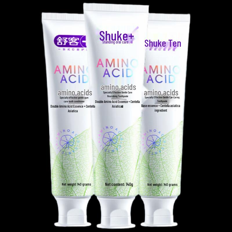 

Shuke Gentle Gum Care Toothpaste (Amino Acid & Centella Asiatica) 3-Pack