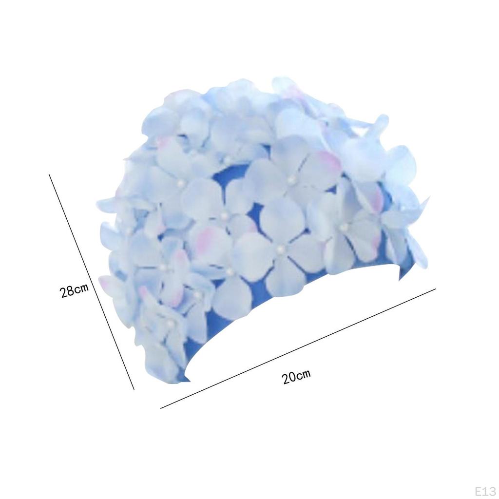 Czepek pływacki Blossom - wzór Petal dla kobiet