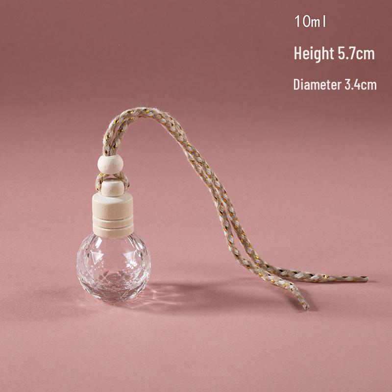 10ml Clear Car Diffuser Bottle with Lanyard for Aromatherapy