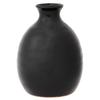 Marui Seito Iga-yaki Sake Bottle, 420ml Capacity, Black Yuzu, Black, MR-3-4296