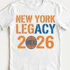 New York Legacy Basketball 2026 Shirt,Champions 2026 T-Shirt,Retro NY BBall Streetwear