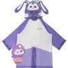 Children's Raincoat for Girls, Full-Body Waterproof, Boys' Backpack-Friendly, Suitable for Kindergarten Kids, Cartoon Design, Lightweight Rain Poncho