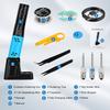 Soldering Iron Kit, Portable Soldering Gun with LED Digital Display, 392-842°F Adjustable Temperature Cordless Soldering Iron Pen Tool with 3