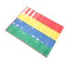 4 Column Hanging Pocket Chart for Classroom Heavy Duty Clear Metal Hook Double Sided Learning