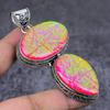 Orange Triplet Opal Handmade 925 Sterling Silver Jewelry Pendant 3.23" c6Z22