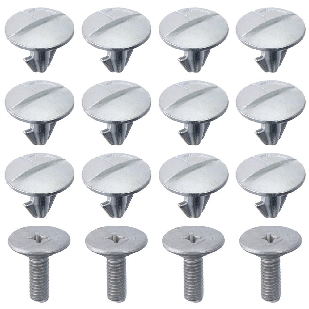 Qicarkey 16 Pcs Lower Engine Cover Bolt, 90674-TY2-A01 90105-TBA-A00 Pin Screw Replacement Car Accessory