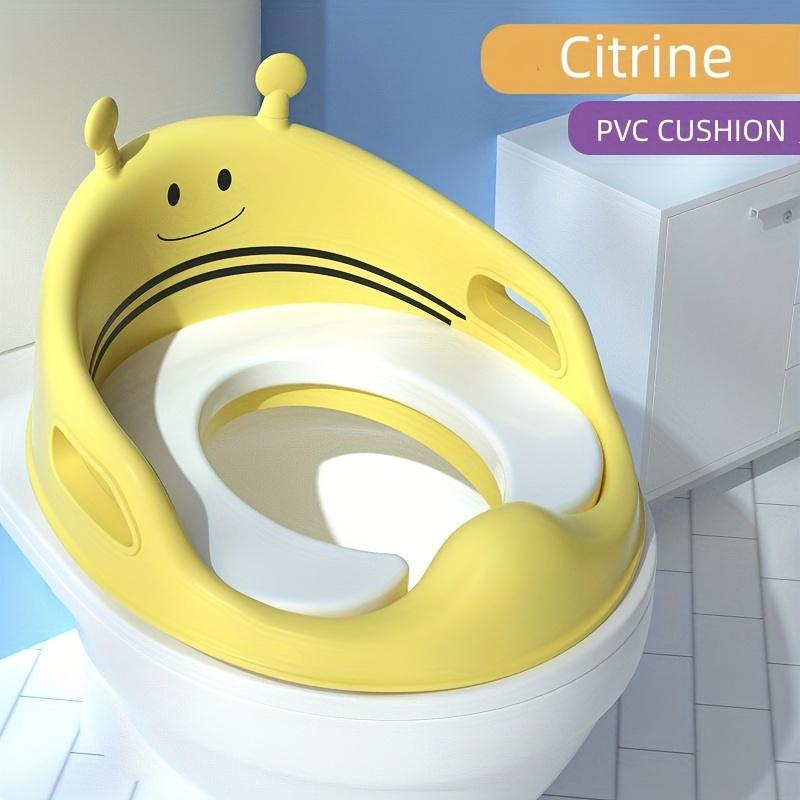 

Baby Potty Training Toilet Seat with Handles for Boys Girls Cute Bee Animal Potty Training Seat Non-Slip with Splash Guard