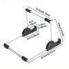 Space Saving Aluminum Tablet Stand Foldable Adjustable Tablet Holder For Home Office Travel Study Work and Travel Use