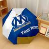 Olympique Marseille FC Automatic 3‑Fold Umbrella 8‑Rib Windproof Folding Umbrella Sun Rain Protection For Outdoor Travel Daily Use