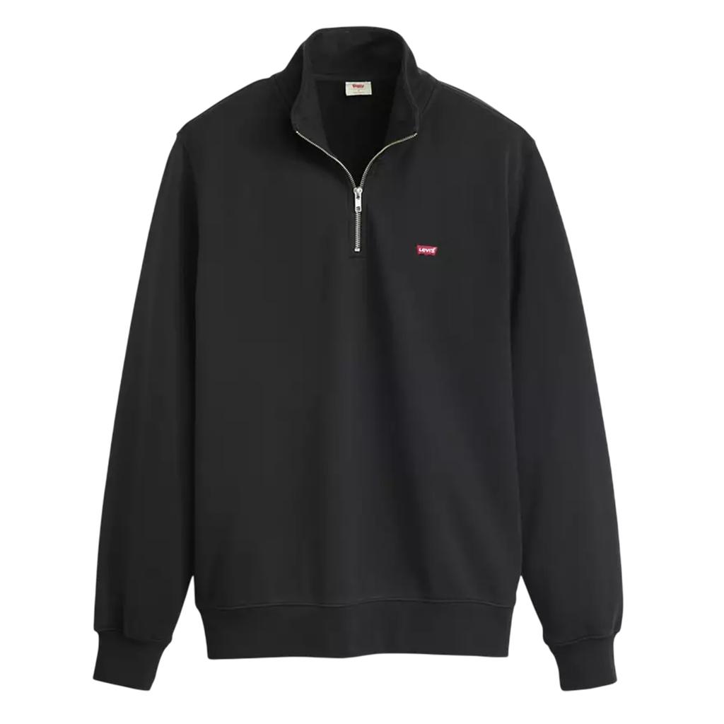 Levis Mens Logo Quarter Zip Sweatshirt