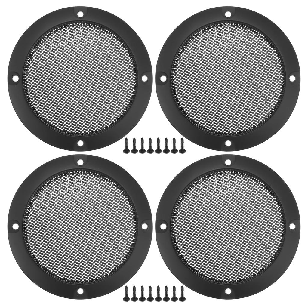 ACROPIX Universal 3" Car Speaker Grille Cover Mesh Round 3" Audio Speaker Subwoofer Guard