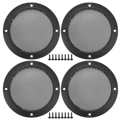 ACROPIX Universal 3" Car Speaker Grille Cover Mesh Round 3" Audio Speaker Subwoofer Guard