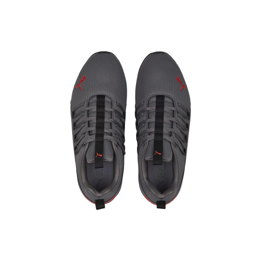 Puma Axelion Refresh Šedá Červená Pánské Tenisky Černá Cool-Dark-Grey 377911-02