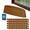 Drainage Cap for PVC Windows Oak Cover 36 MM Set of 50 PCS
