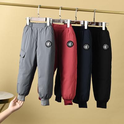 Children's Down Pants for Boys and Girls Baby Thickened White Duck Down Warm Pants