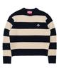 COMONINOZ Stripe Crew Neck Knit [4 Color]