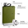 Hip Flask Whiskey Wine Pot Hiking Supplies Leak-proof Good Sealing Compact Size Food Grade Easy To Carry Wine Storage Stainless
