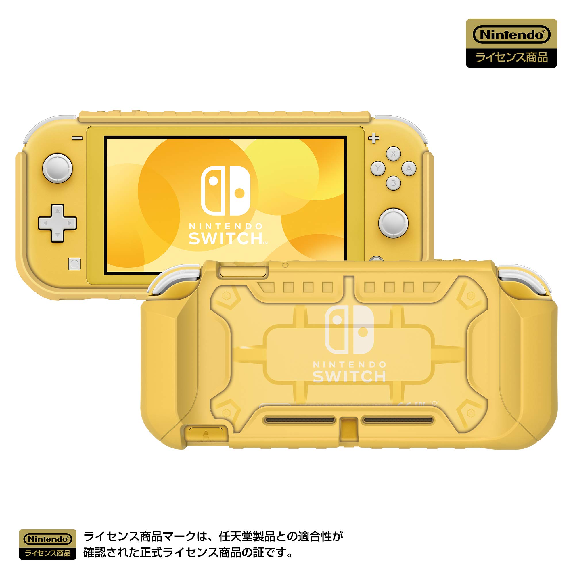 

Лицензированный жесткий протектор для Nintendo Switch Lite Clear x Yellow с Nintendo Switch [Продукт Nintendo] [Совместимый с Lite]