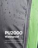 Truck Tent 5.5-6.0ft Waterproof PU2000 Truck Bed Camping Tent 2-3 Person