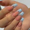 French False Nails Detachable Artificial Press On Nail Acyrlic Glitter Fake Nail Removable Stick-on Nail Tips Full Cover Ballerina Nail Art Decoration