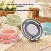 Round Pet Bowl Elevated Pet low Feeder Bowl Bloat Stop Food Bowl  Outdoor