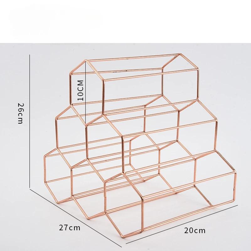 Support for Wine Bottle Holder Bottle Display Stand Wine Bottles Storage Home Bar Accessories Rack Showcase Organizer Shelf Iron