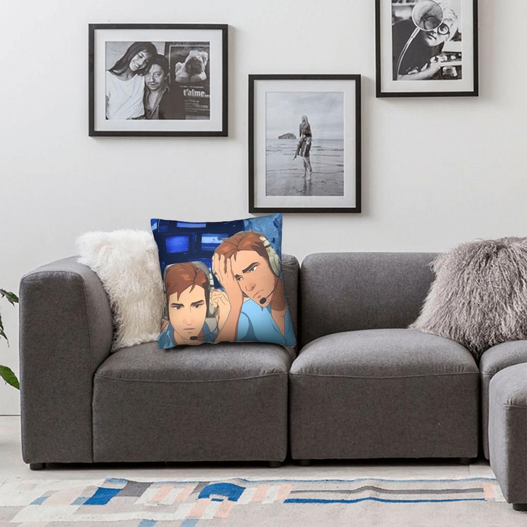 Dispatch Game Pillow Cover Custom Cushion Cover Vintage Pillow Case For Living Room Chair