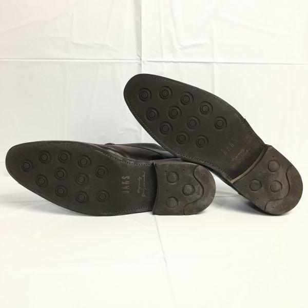 Vintage DAKS Wingtip Business Shoes Brown size 40.5 25.0-25.5 Men's(USED)