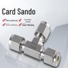 Gongyan 304 Stainless Steel Compression Tee Fitting Set