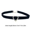 Soft Velvets Heart Choker Aesthetic Neck Jewelry Accessories for Women Girls