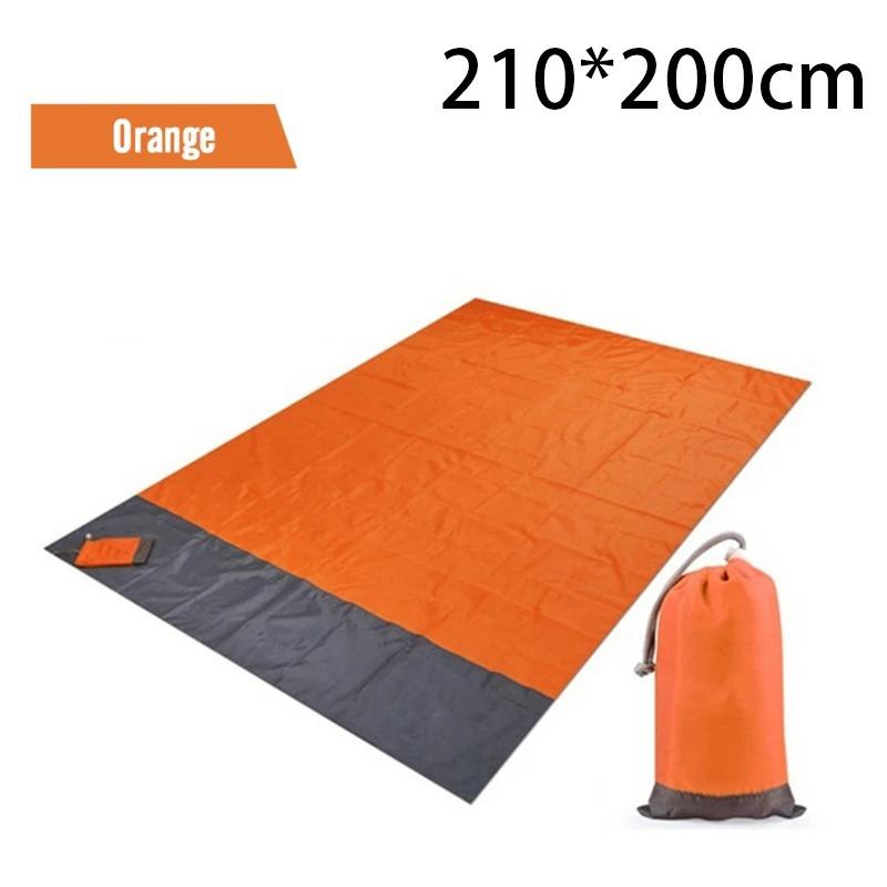 Waterproof Pocket Beach Blanket Folding Camping Mat Mattress Portable Lightweight Mat Outdoor Picnic Mat Sand Beach Mat