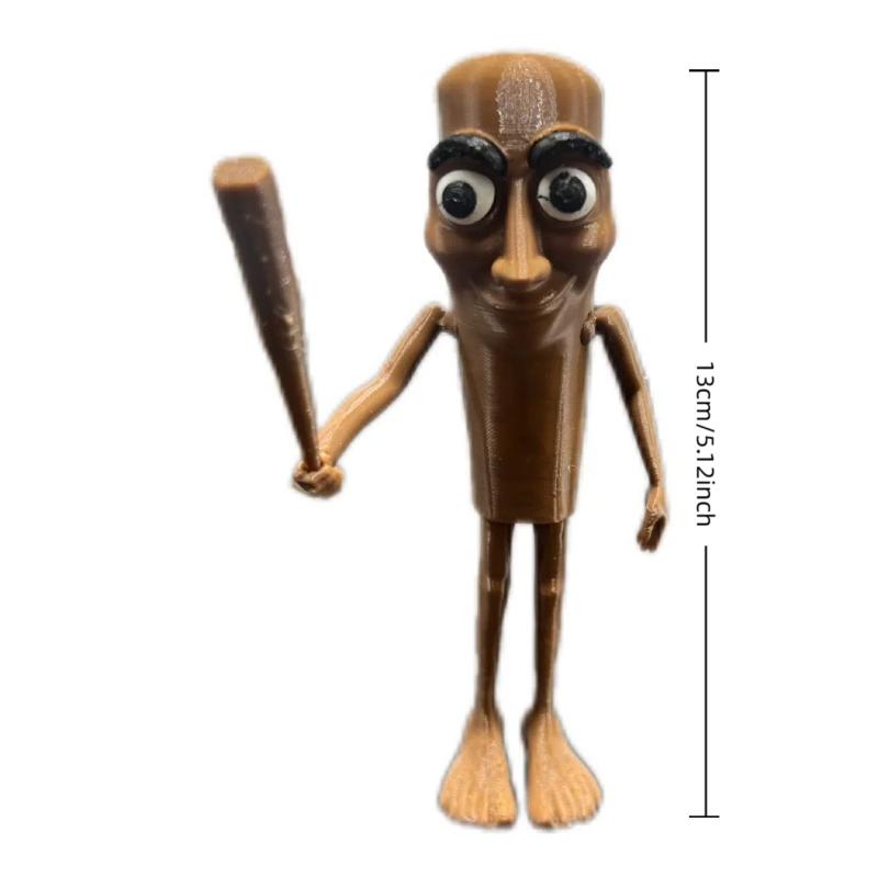 Tung Tung Sahur Italian Brainrot Wooden Stick Creative Toys Desktop Decoration Collection Ornaments Funny Doll Toy Gift