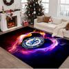 1PC Rug Chelsea Football Club Crest Carpet, Chair Rug,Area Rug for Office Bedroom Living Rooms Bedroom, Doormat Decor Christmas Fan Gifts