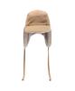 Eondeokeonteulolseutyudio Winter Reversible Fur Hat Trapper Hat / Reverse Fur / Flannel Beige