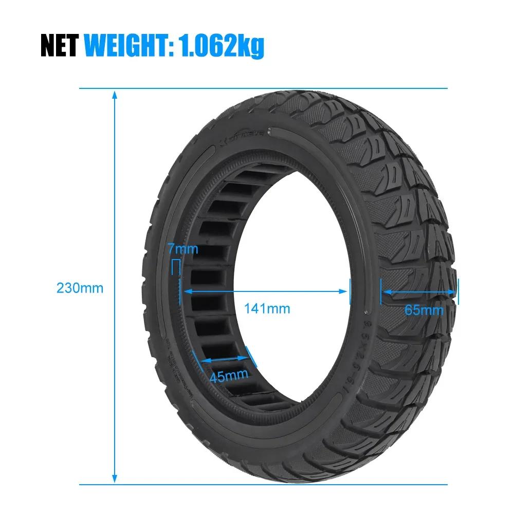 9.5x2.5-6.1 Anti-Explosion Tire Shock Absorber Honeycomb Tyre for NIU KQI3 Eectric Scooter 9.5inch Flick Color Solid Tire