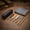 7 Pcs Pocket Size Cleaning Kit with Detachable Brass Rod Hand Gun Rod Brush Lightweight for Outdoors Indoors Adults Cleaning Use
