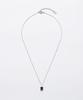 Ag47 N.È-N-15 Black Cubic Necklace