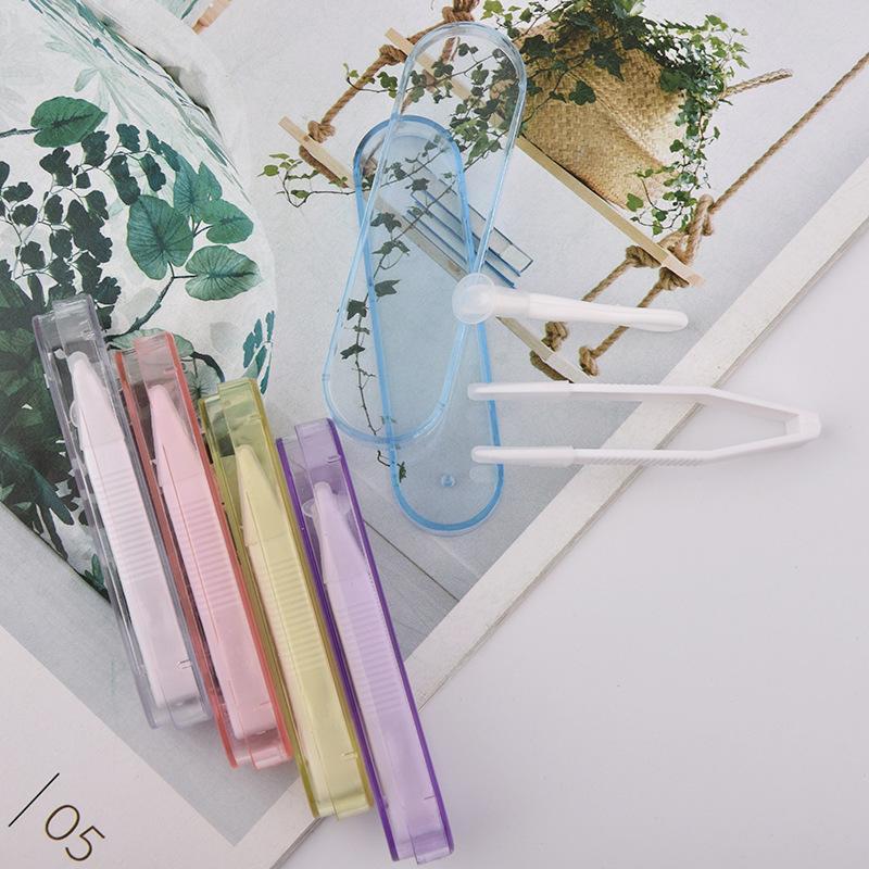 Portable 3 PCS Contact Lenses Remover Tool Professional Soft Tweezers Suction Stick for Lens Wearer Daily Use