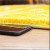 Rainbow/Lemon Rug Carpet Water Absorption Non-Slip Bedroom Bathroom Door Mat (Lemon S) - 49*83cm