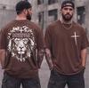 Comfort Colors® Christian Dad Shirt, Fatherhood Is Kingdom Work Tee, Lion Of Judah Cross Tshirt, Bible Verse Father's Day Gift