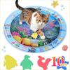 Water Sensory Play Mat Thickened Inflatable Water Mat For Cat And Dog Pet Playmat With Fish Sea Ocean Theme Sensory Toy Water