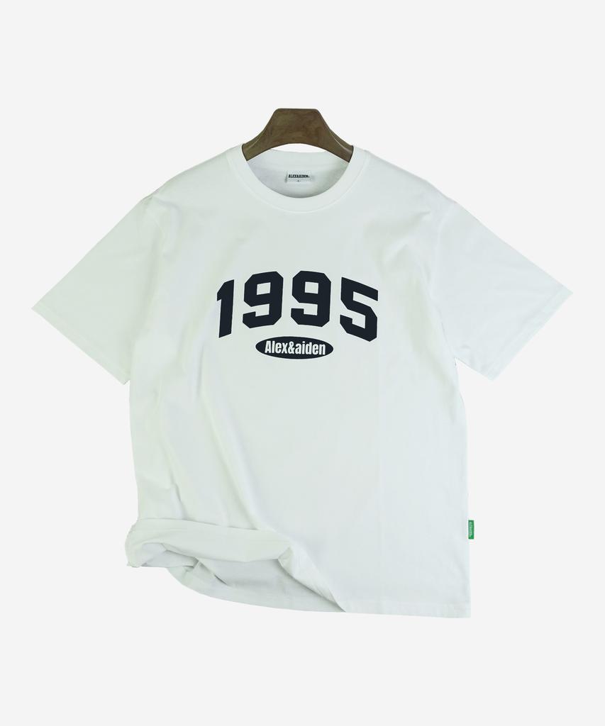 ALEXNAIDEN 1995 Short Sleeve T-Shirt (White)